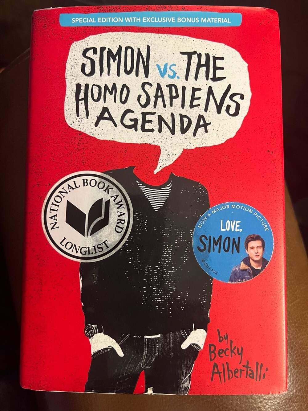Simon vs. the Homo Sapiens Agenda Special Edition Hardcover by Becky Albertalli